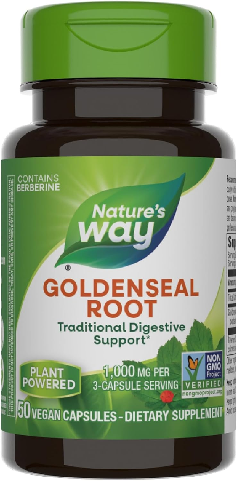 Nature'S Way Goldenseal Root, 50 Capsules