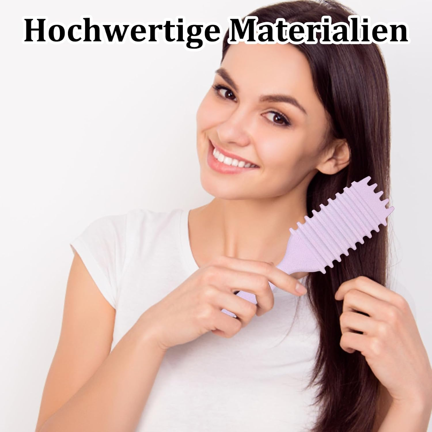 3-Piece Curling Brush, Curl Comb Set with Coarse Comb and Brush for Curls, Ideal for Travel and Salon, Suitable for Daily Hair Styling and Hair Care Products image number 1