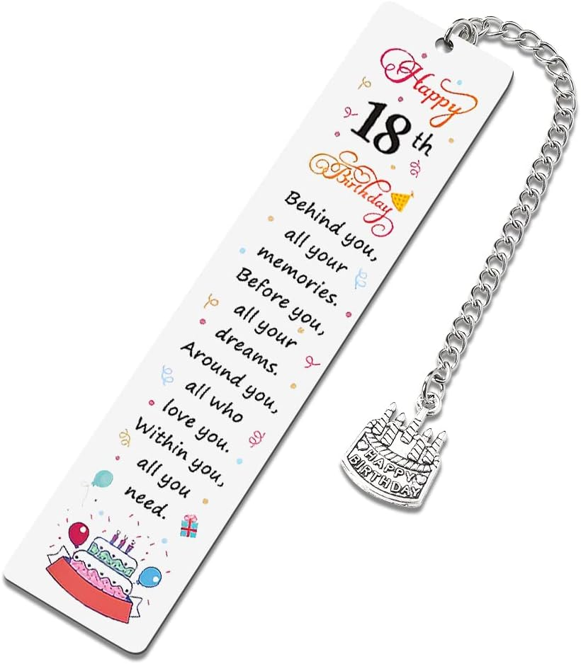 Happy 16Th Birthday Gifts for Girls Inspirational Bookmark Sweet 16 Gifts for Niece Daughter 16 Year Old Birthday Gift for Teen behind You All Your Memories Bookmarks