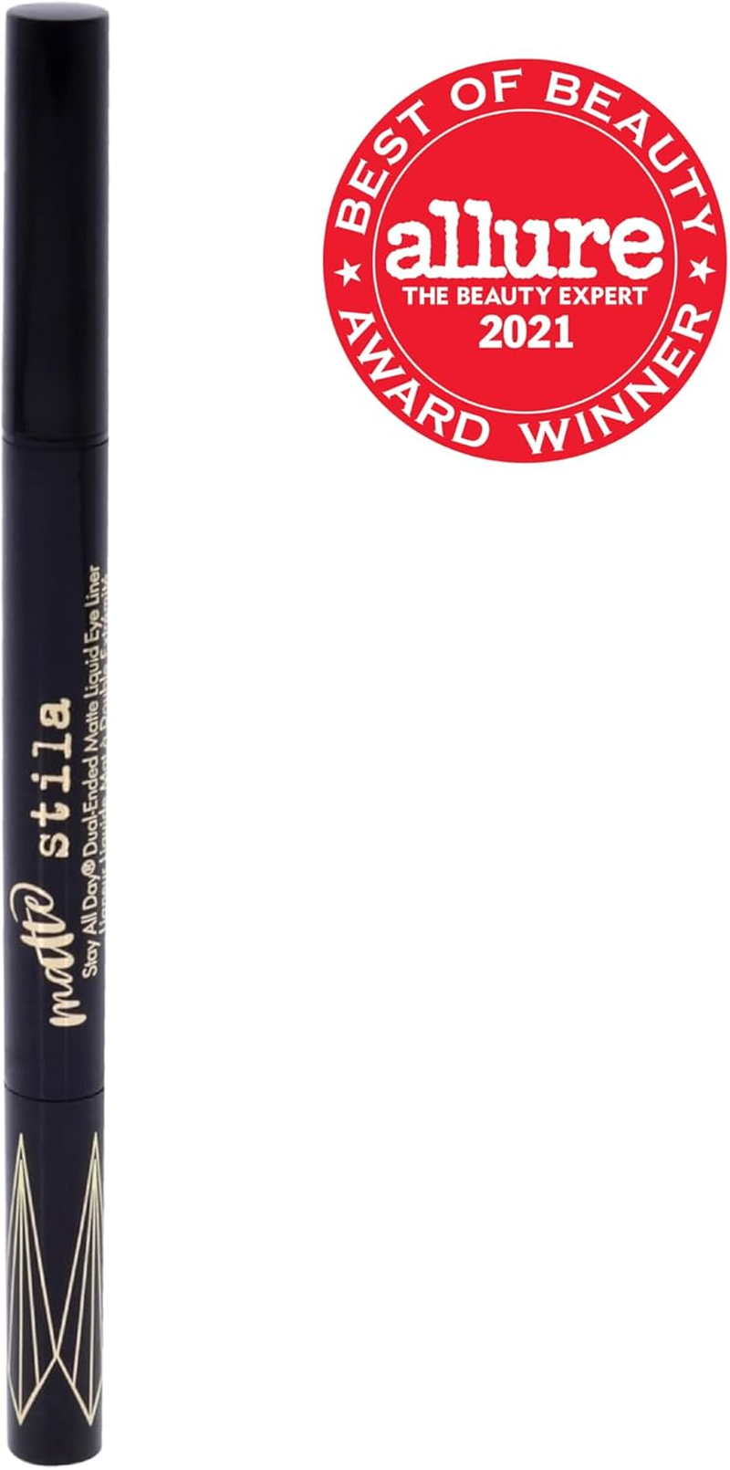 Stay All Day Dual-Ended Matte Liquid Eye Liner - Intense Black by Stila for Women - 0.33 Oz Eye Liner image number 1