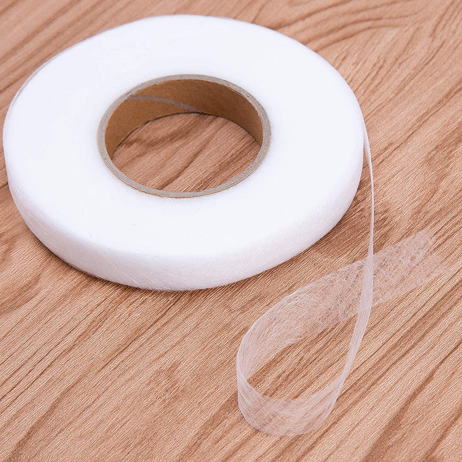 LUTER 15Mmx70 Yard Iron-On Fabric Fusing Tape, Adhesive Hem Iron-On Tape for Hemming Broken Clothes, Jeans, Fabric image number 5