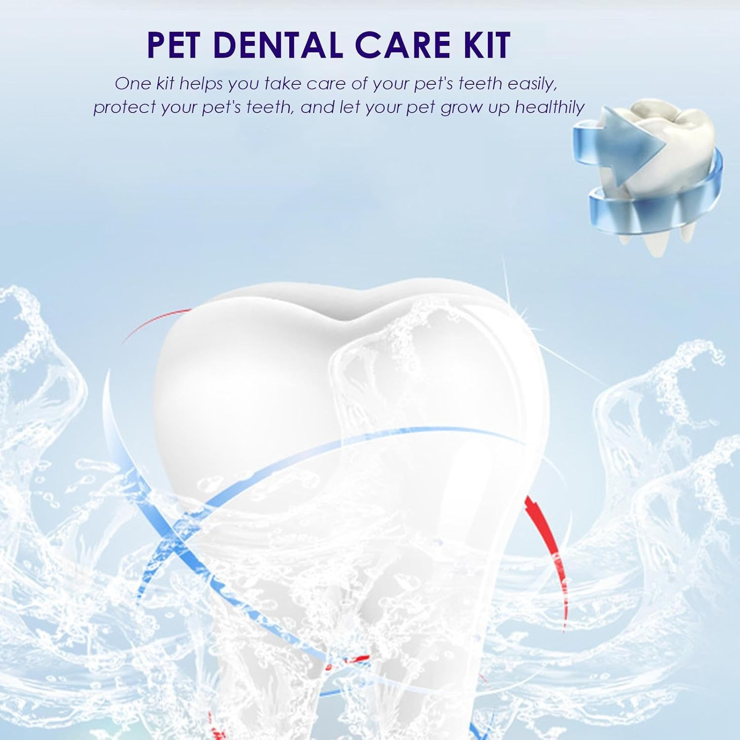 Toothbrush and Toothpaste Kit for Cat, Puppy, Kitten | Complete Small Dogs Teeth Care Set for Home, Store, Hospital, Shelter Helves - Vanilla image number 6
