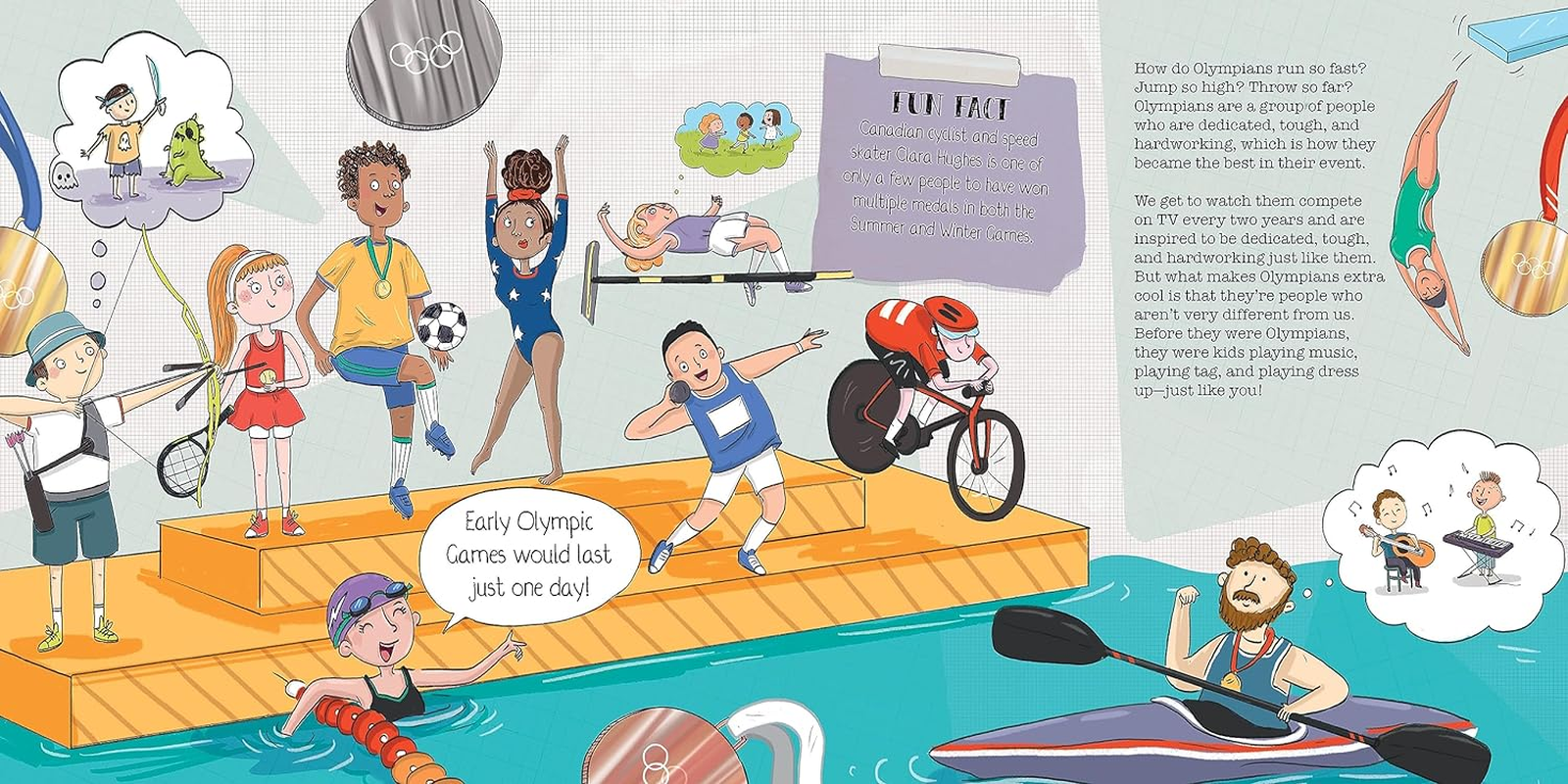 How Do You Become an Olympian?: a Book about the Olympics and Olympic Athletes image number 4