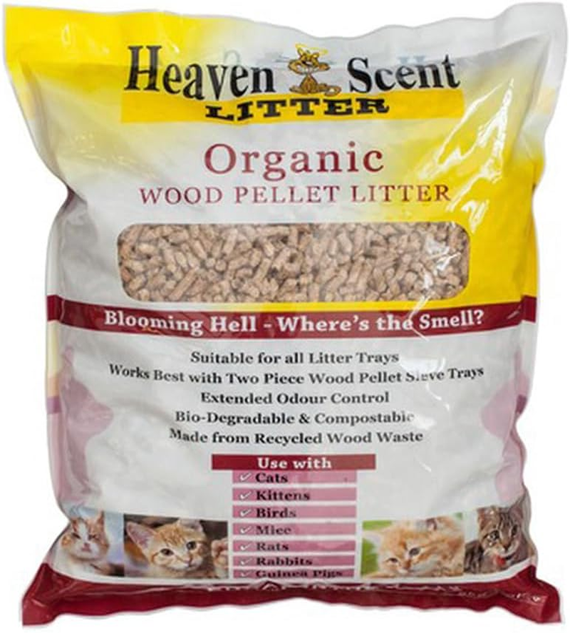 Heaven Scent Organic Wood Pellet Litter, 11 Lb
