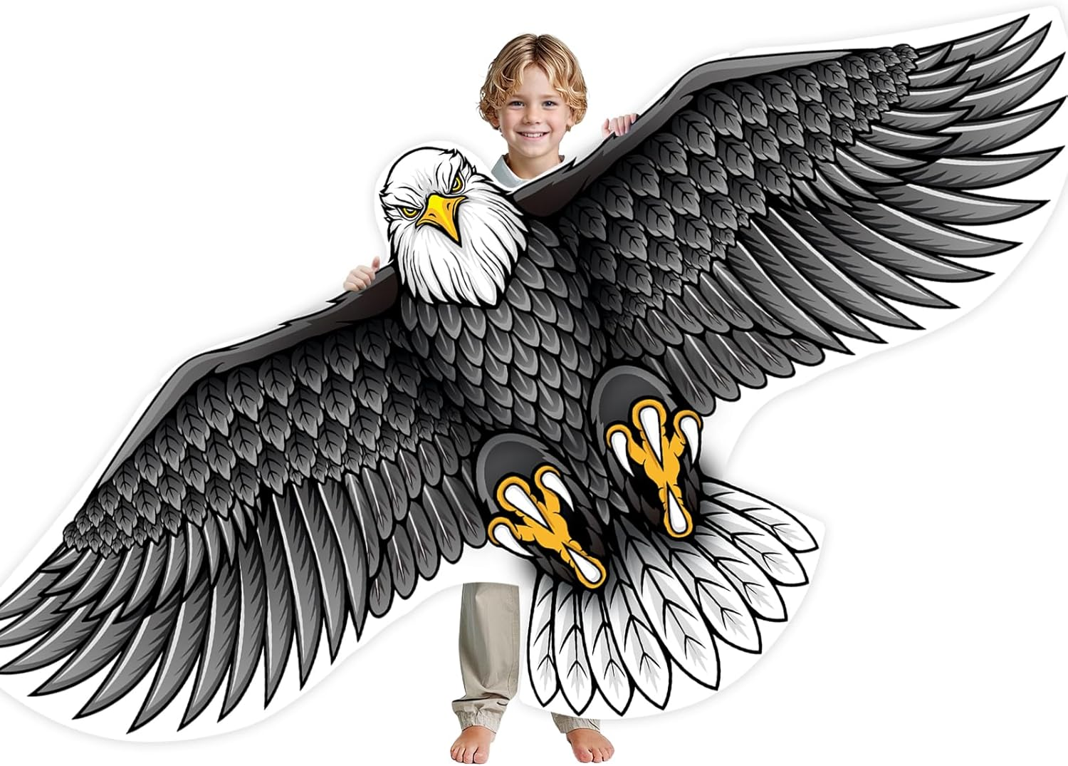 Sgftre Kite for Kids and Adults, Large Eagle Kite for Boys and Girls, Easy to Fly for Beginners, Kite Toys for Beach Trips, Park Outdoor Activities