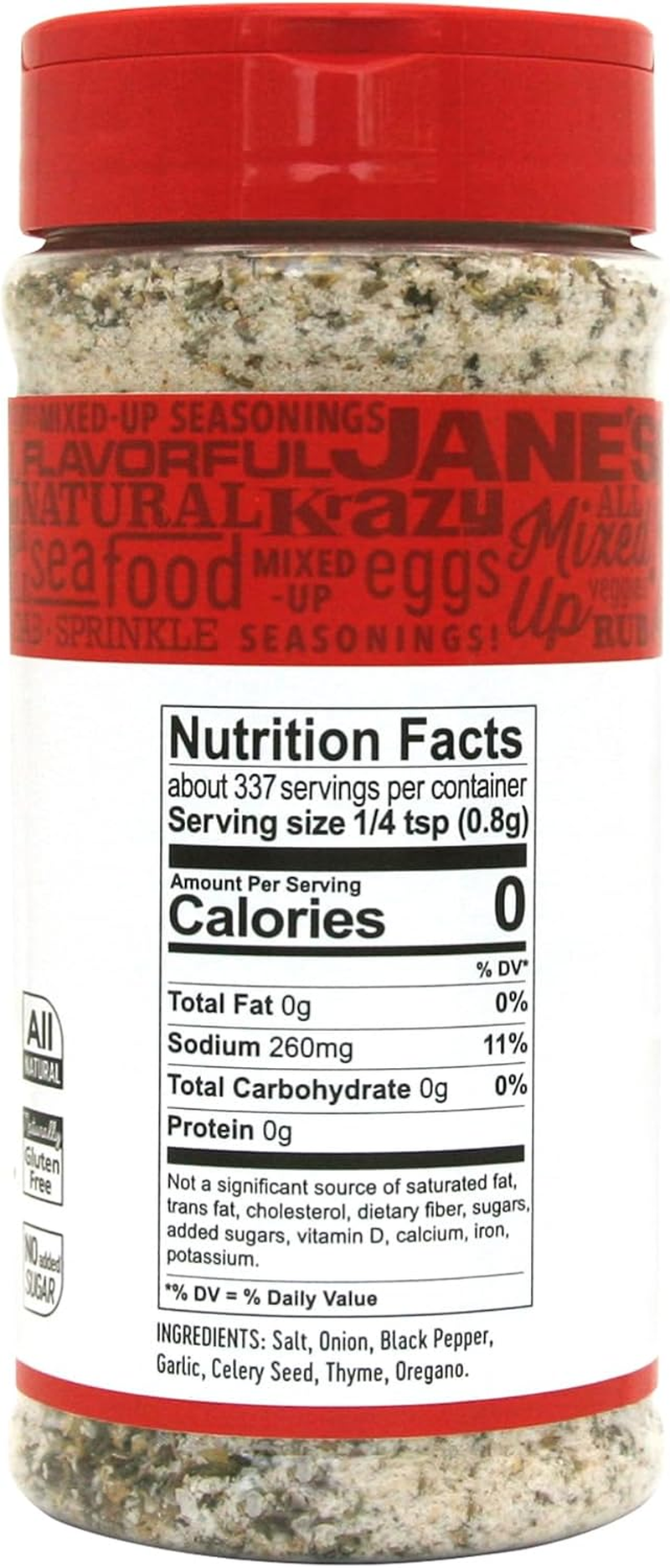 Jane'S Krazy Mixed-Up Original Salt Blend 9.5 Oz (Pack of 3) image number 5