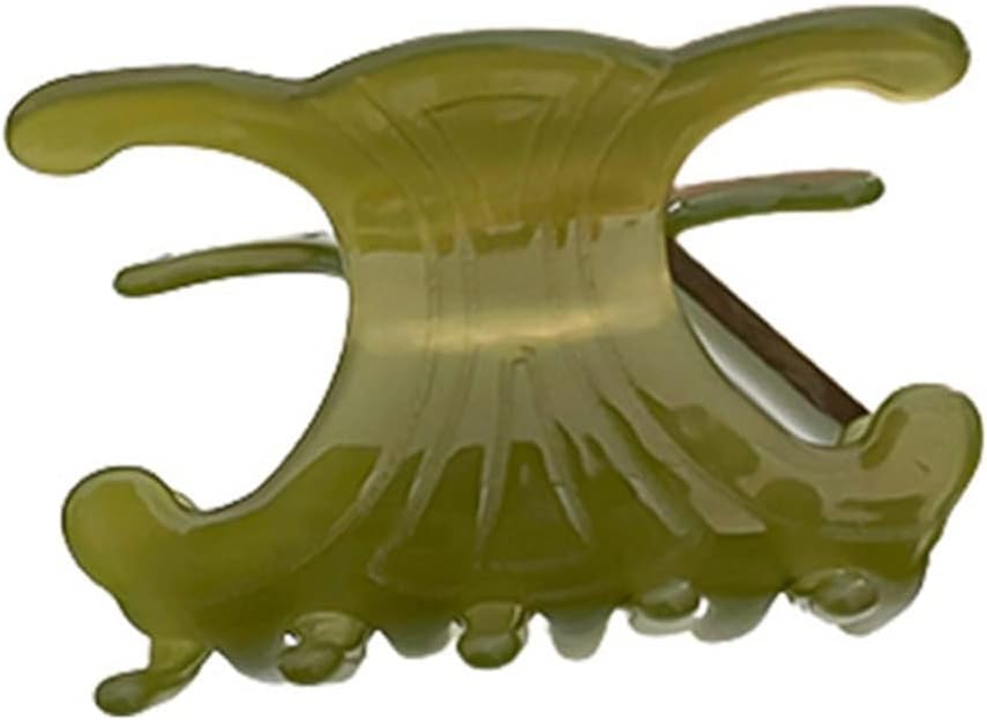 AELOUS Women Hair Accessory, Colorful Leopard Print Butterfly Geometric Headdress Hair Claws, Fashion Back Head Dish Hair Clips