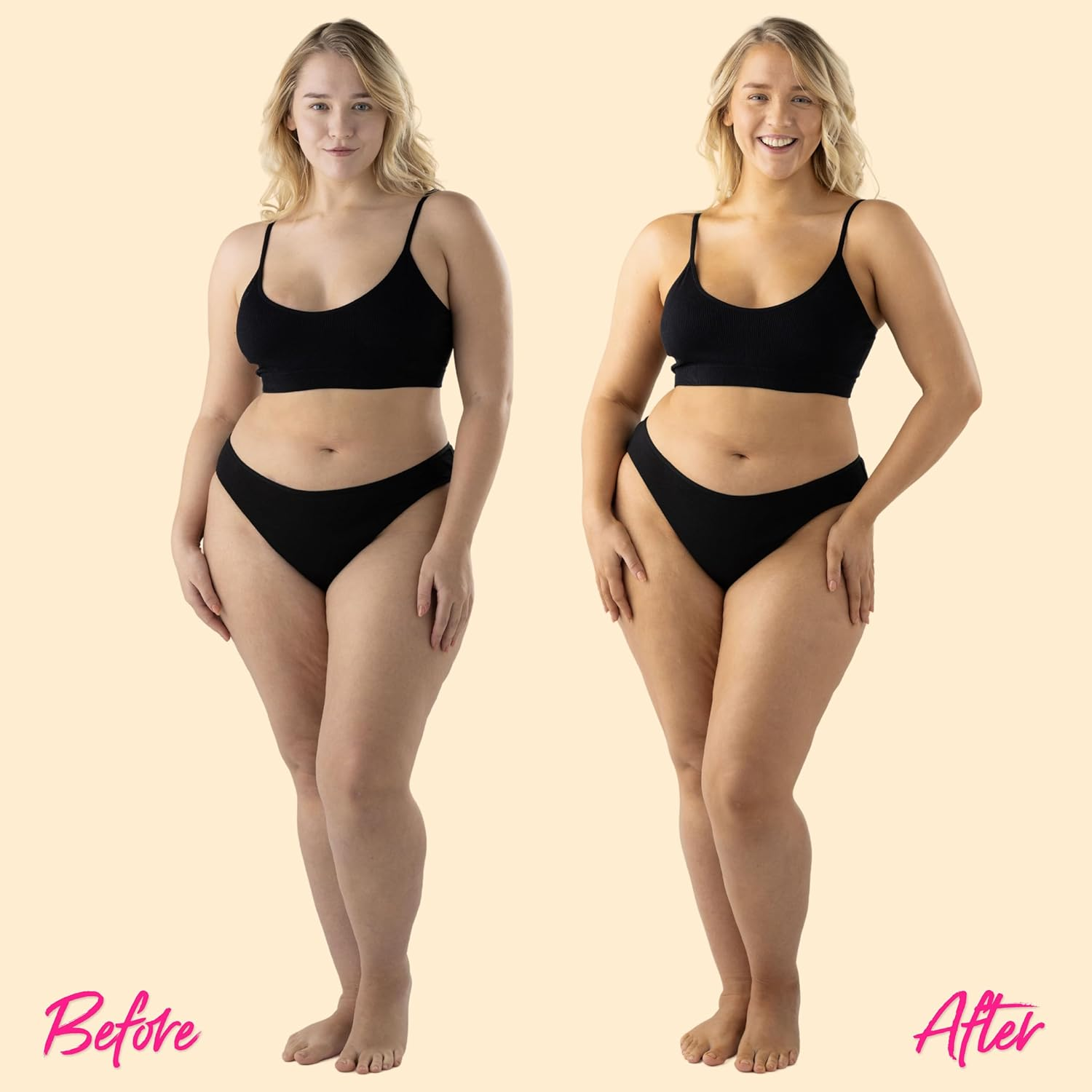 Skinny Tan Body Glow Gradual Tan Lotion - Lightweight, Fast-Absorbing Formula - Coconut and Vanilla Scent - Enriched with Aloe Vera and Guarana - Natural, Streak Free Gold Colour - Medium - 9.4 Oz image number 4