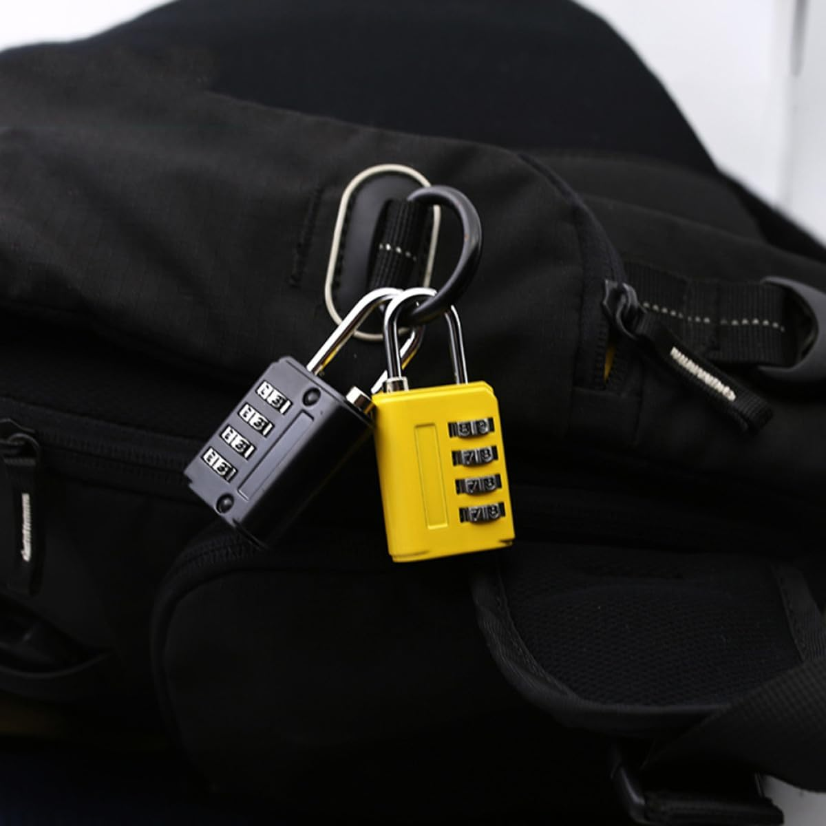 Baluue 5Pcs Zinc Alloy 4-Digit Combination Padlocks for Luggage Suitcase Gym Locker Travel Backpack Cabinet Locks image number 3