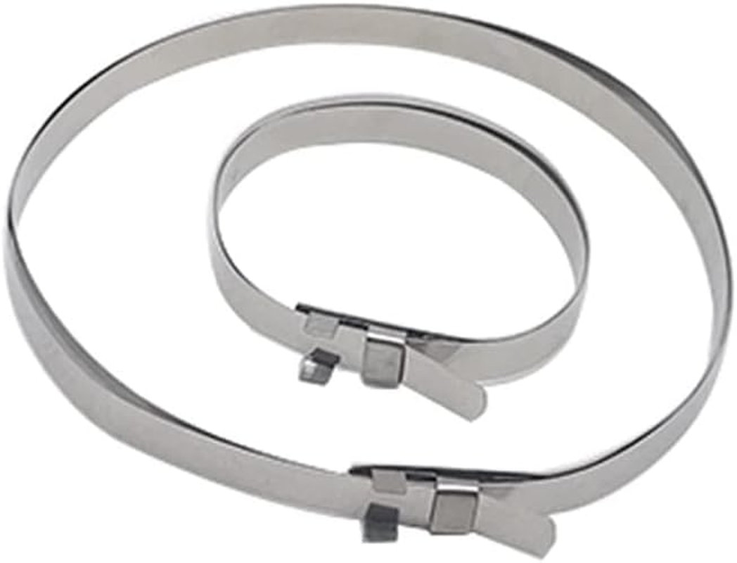 Drive Shaft CV Boot Band Clamps - Axle Boot Clamps Universal Adjustable Stainless Steel CV Boot Clamp for CV Boots & Joints 24Pcs(12Pcs Large+ 12Pcs Small) image number 3