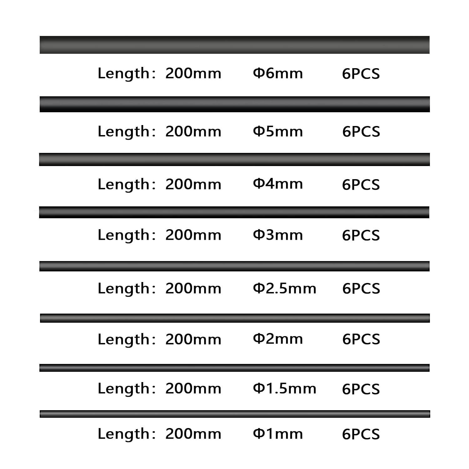 Aikoolwer Wire Ferrules Terminals Kit Tinned Copper 7 Sizes Crimp Connector Crimper Crimping Tool Non Insulated Electrical Cable Pin Cord End Assortment with 48Pcs Heat Shrink Tubing image number 3