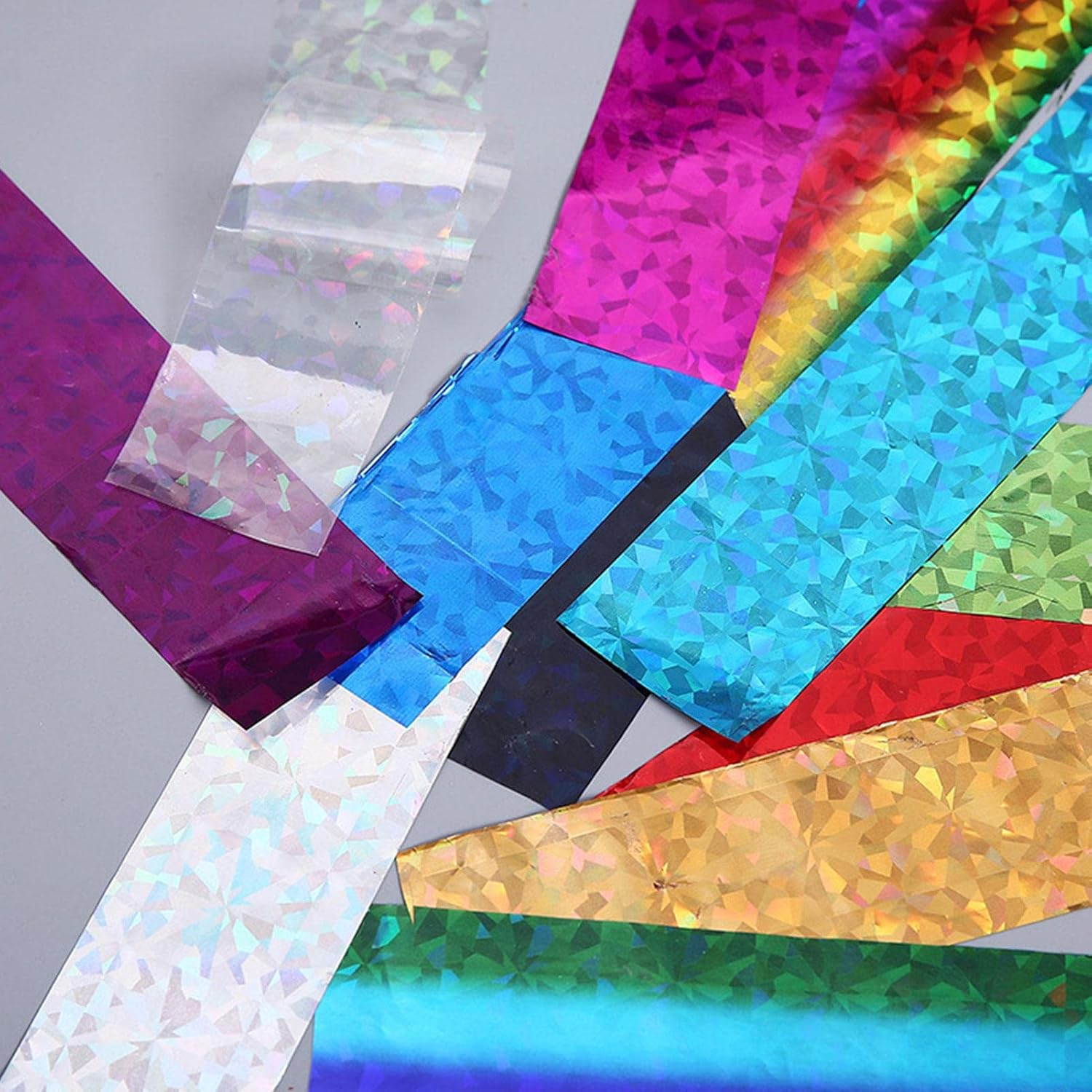 Foil Rolls | Stickers Set for Nail Design, Decals, Colorful Transfer Nail Foils Manicure Tips Decoration For