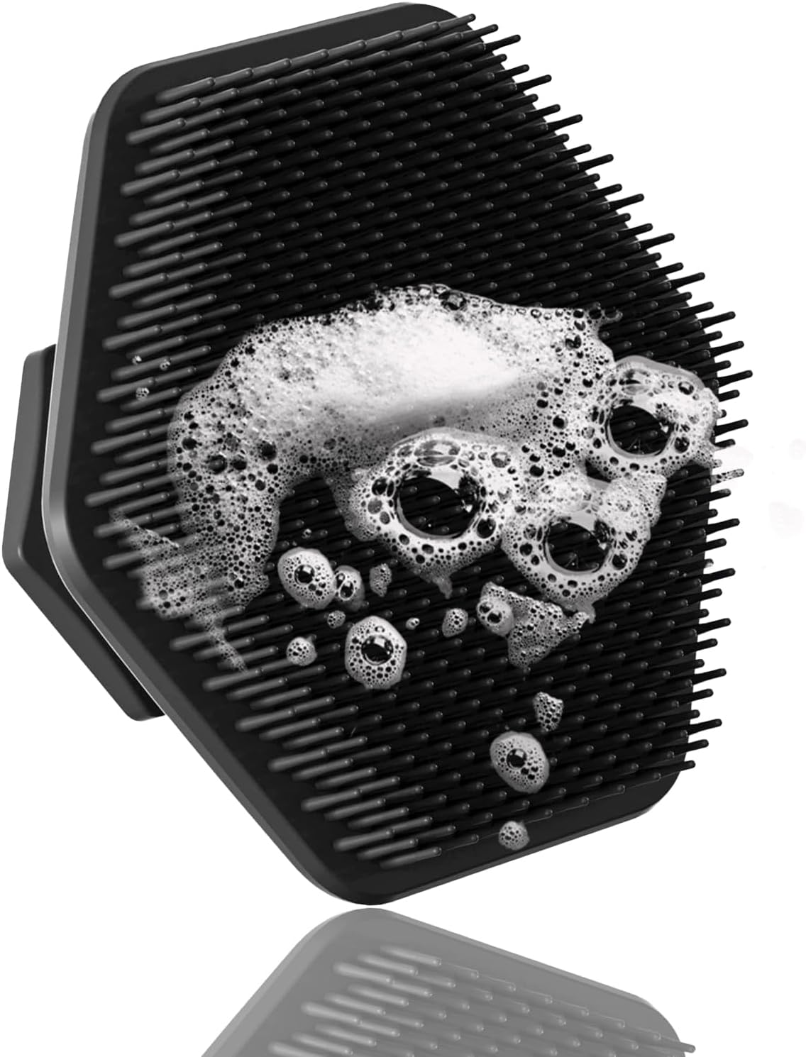 Face Scrubber,Silicone Shower Brush Handheld Cleansing Skin Brush,Gentle Exfoliator Pad and Massager, Removes Dead and Dry Skin image number 1