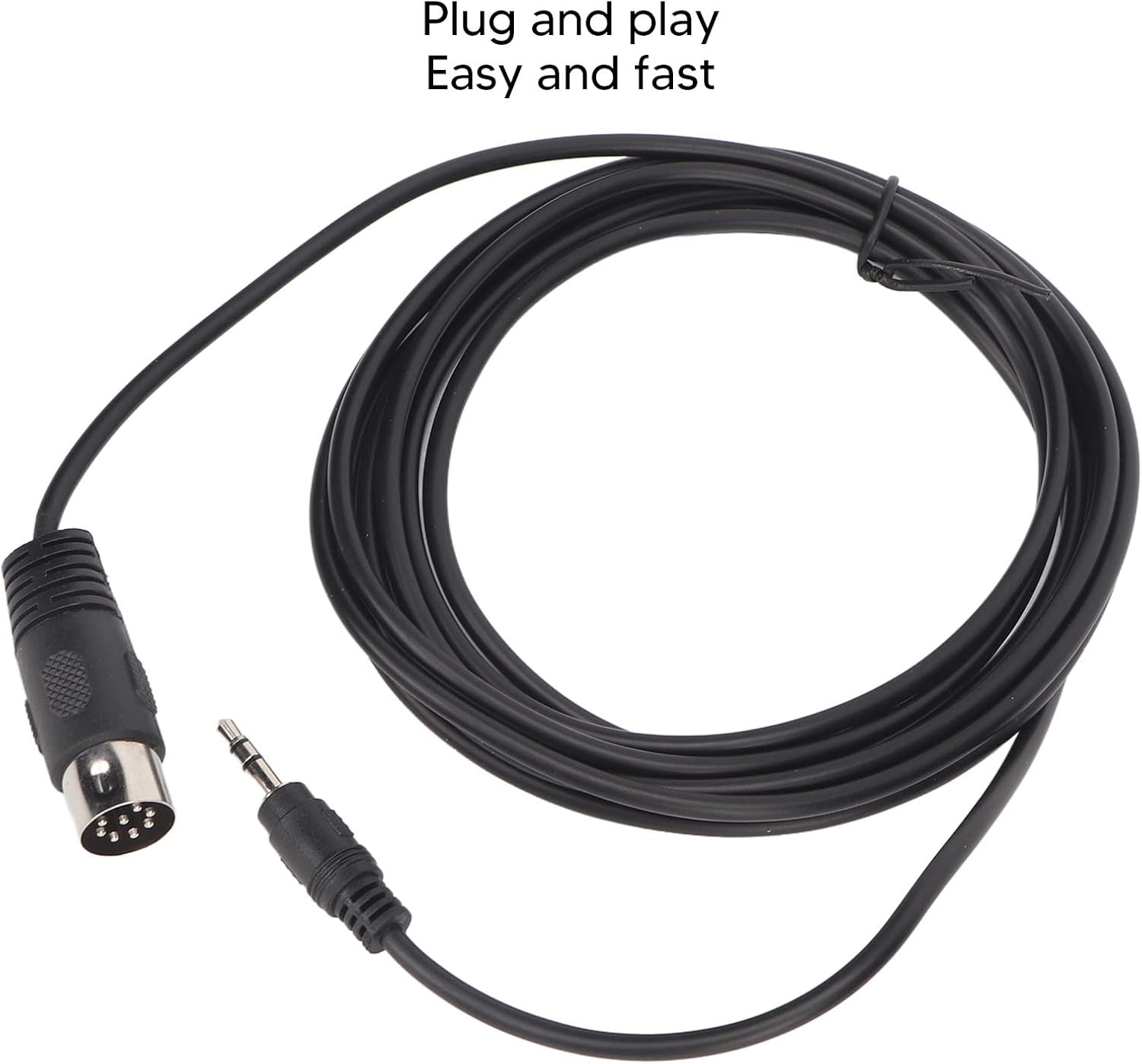 Zopsc Din 8 Pin to 3.5Mm MIDI Cable, 8 Pin Din Male Plug to 3.5Mm Male Audio Adaptercable, TRS Stereo Male Jack Converter Cable for Musical Instrument Sound Equipment (3M/9.8Ft) image number 6