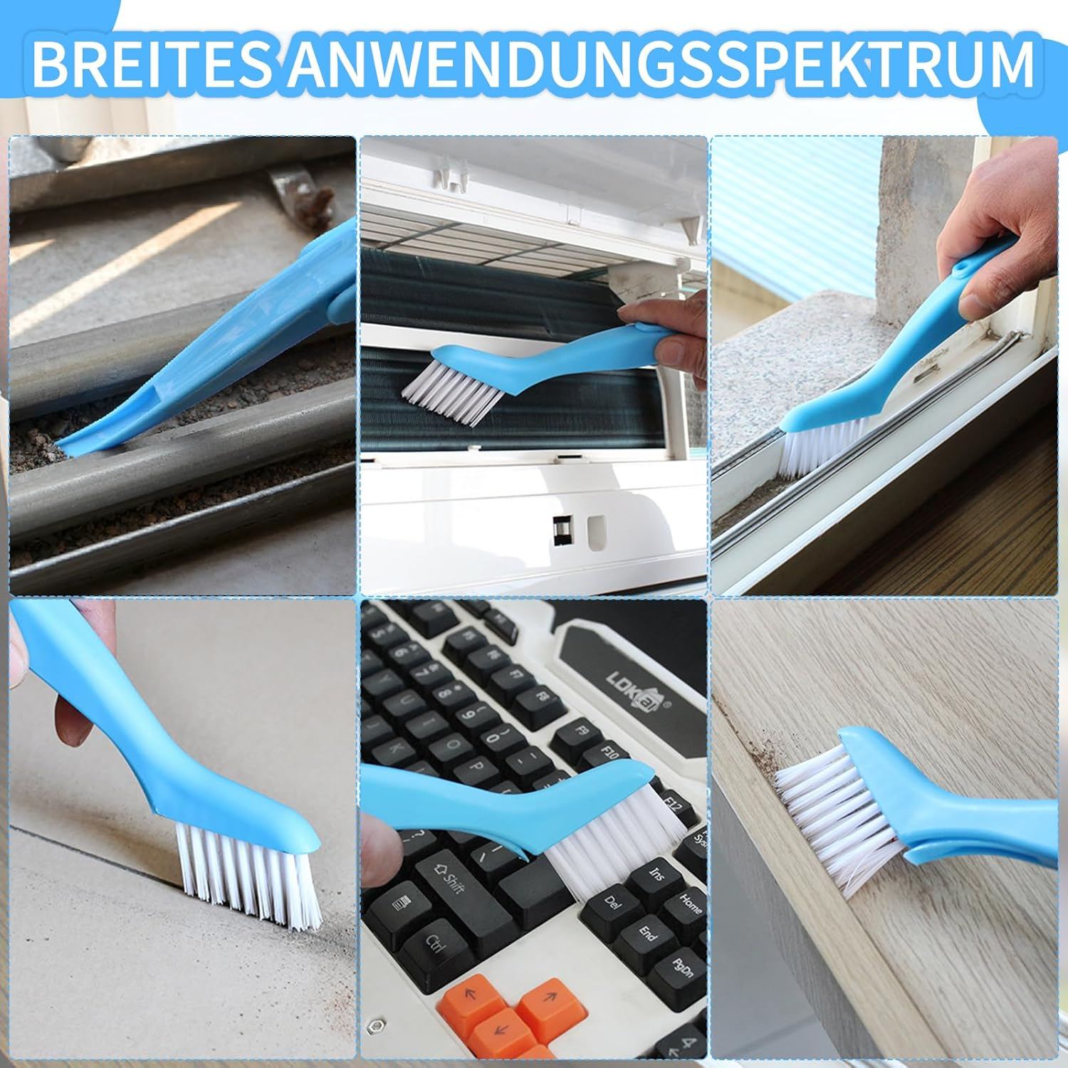 FLEXNOVA Slat Comb Dryer, Pack of 4 Condenser Comb Dryer, Radiator Comb, Dryer Cleaning Brush, Dryer Brush Cleaning, Condenser Comb for Cleaning Air Conditioners, Refrigerators Evaporation image number 6