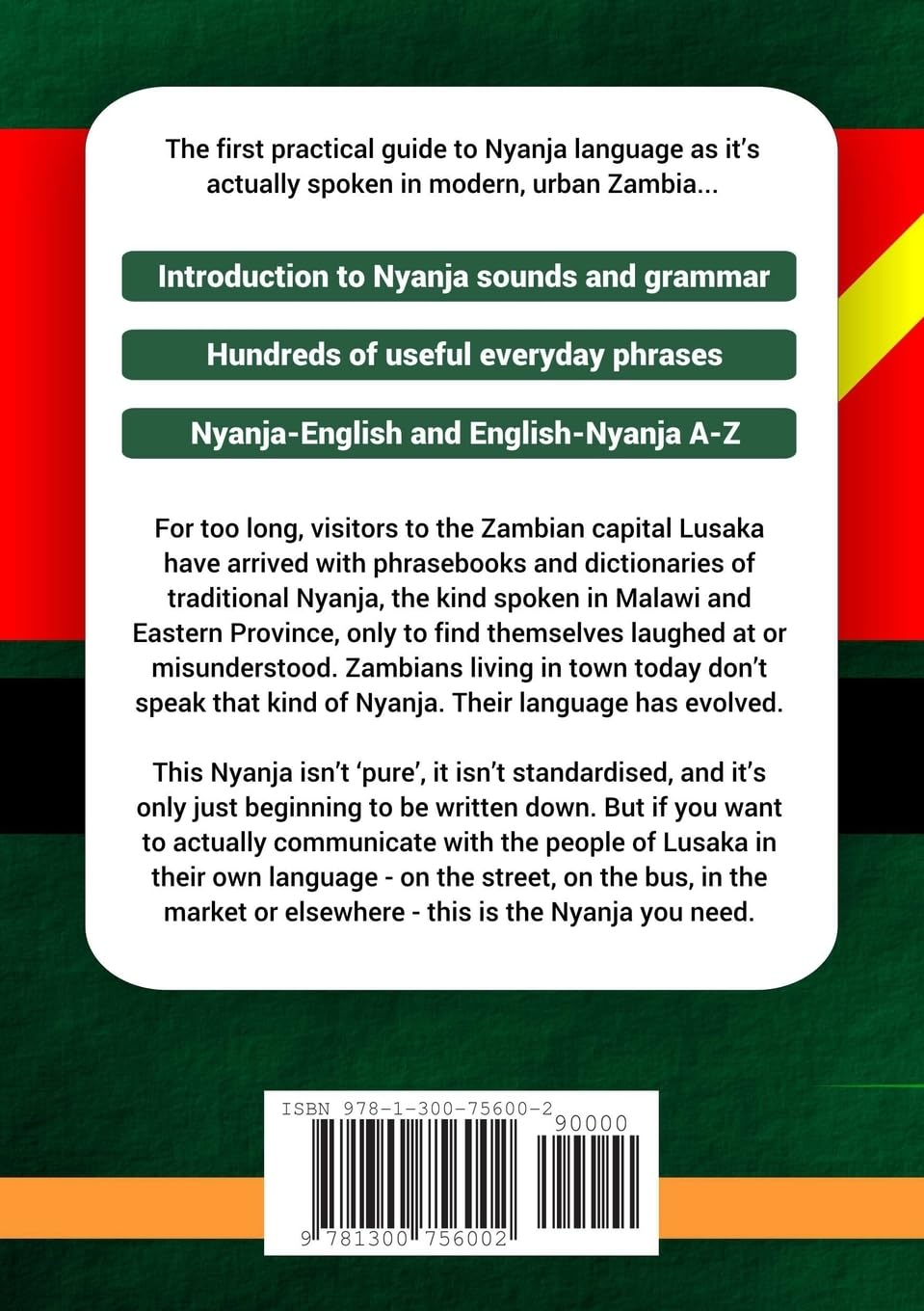 Town Nyanja: a Learner'S Guide to Zambia'S Emerging National Language image number 1