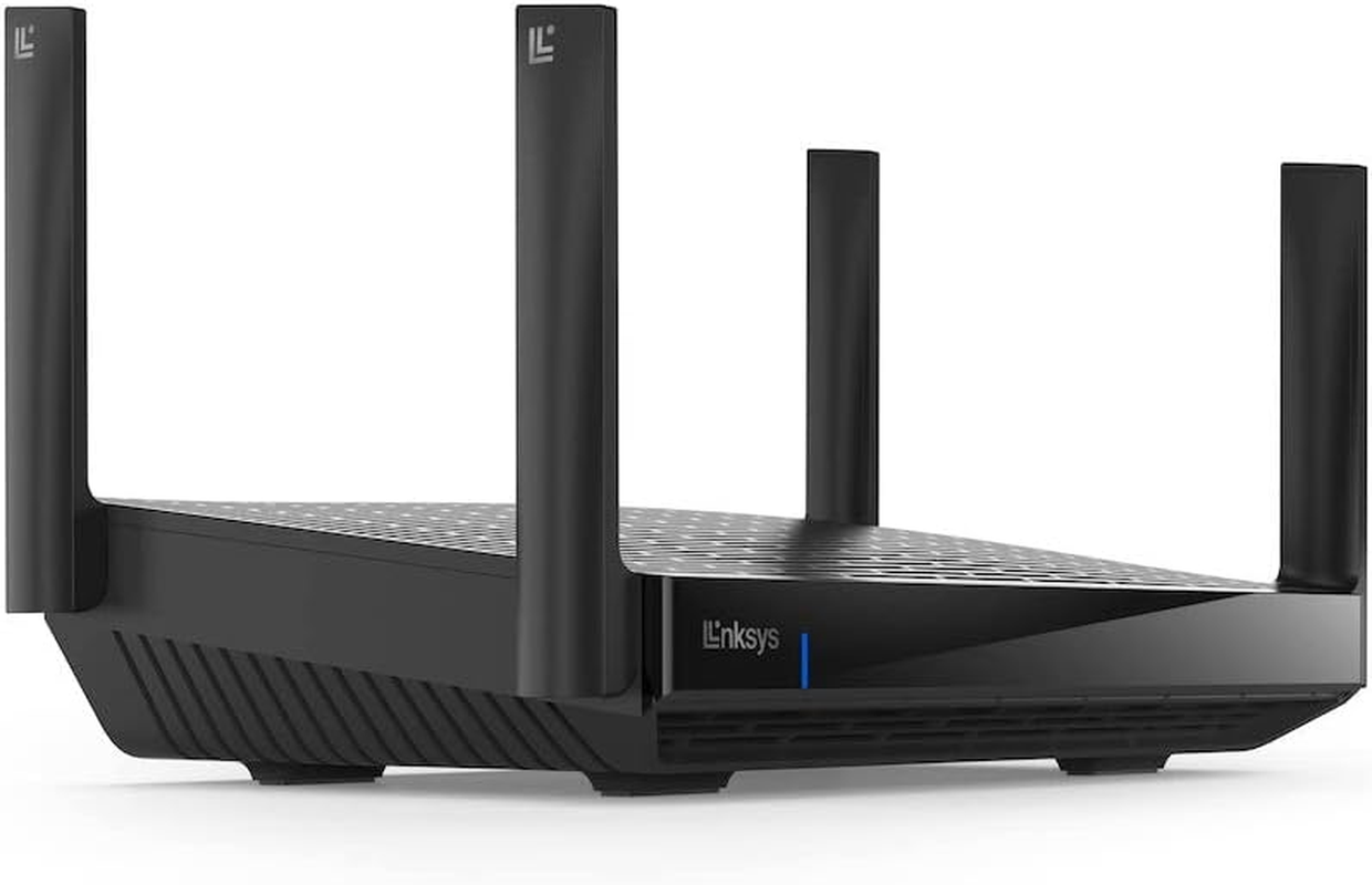 Linksys Hydra Pro 6E Tri‑Band Wifi 6E Mesh Router - Wireless Gaming 8-Stream Router, 6 Ghz Band for 8K Streaming, up to 6.6 Gbps Speed, 2700 Sq. Ft Coverage, 55+ Devices, Works with Velop Mesh System image number 1