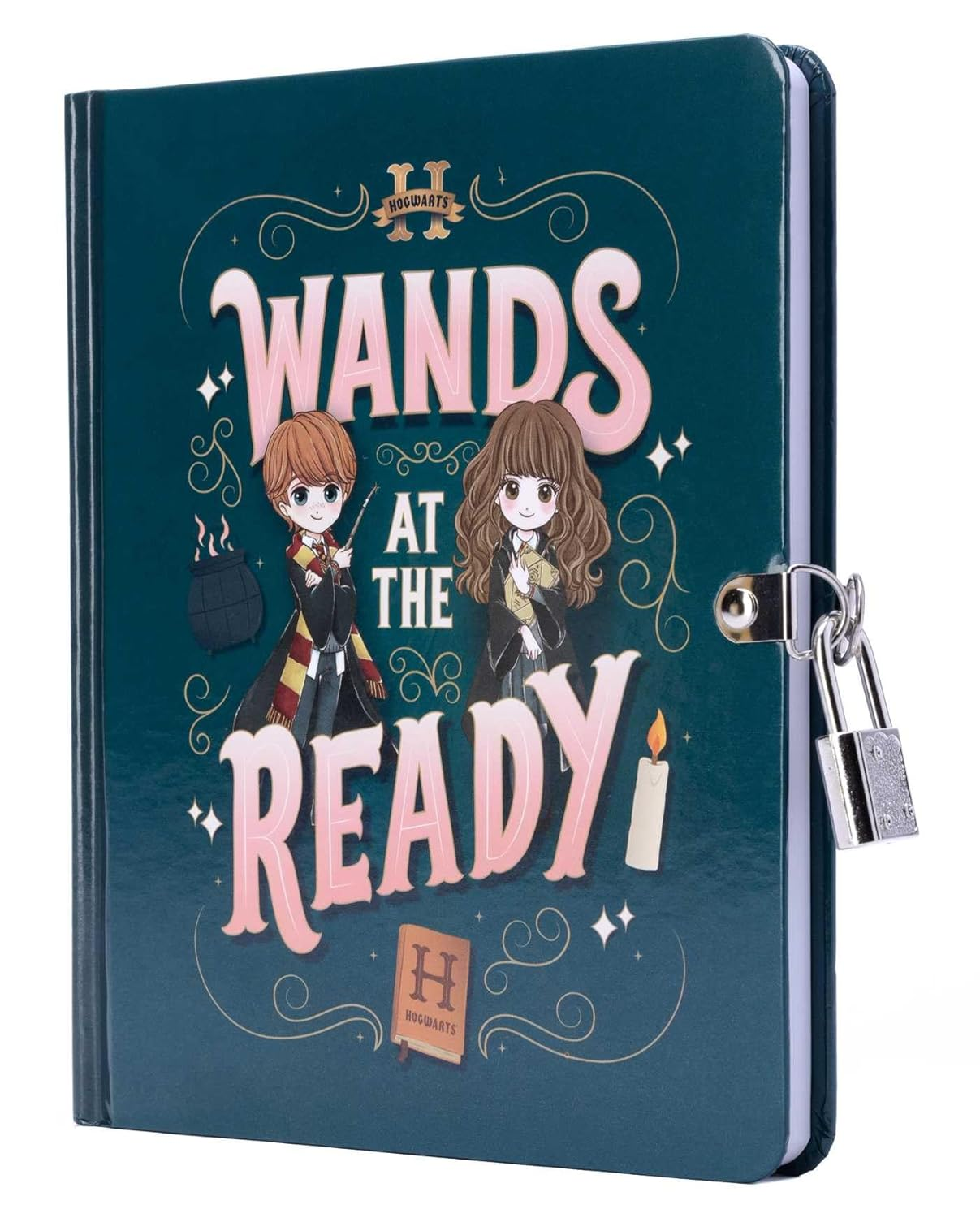 Harry Potter: Wands at the Ready Lock & Key Diary image number 3
