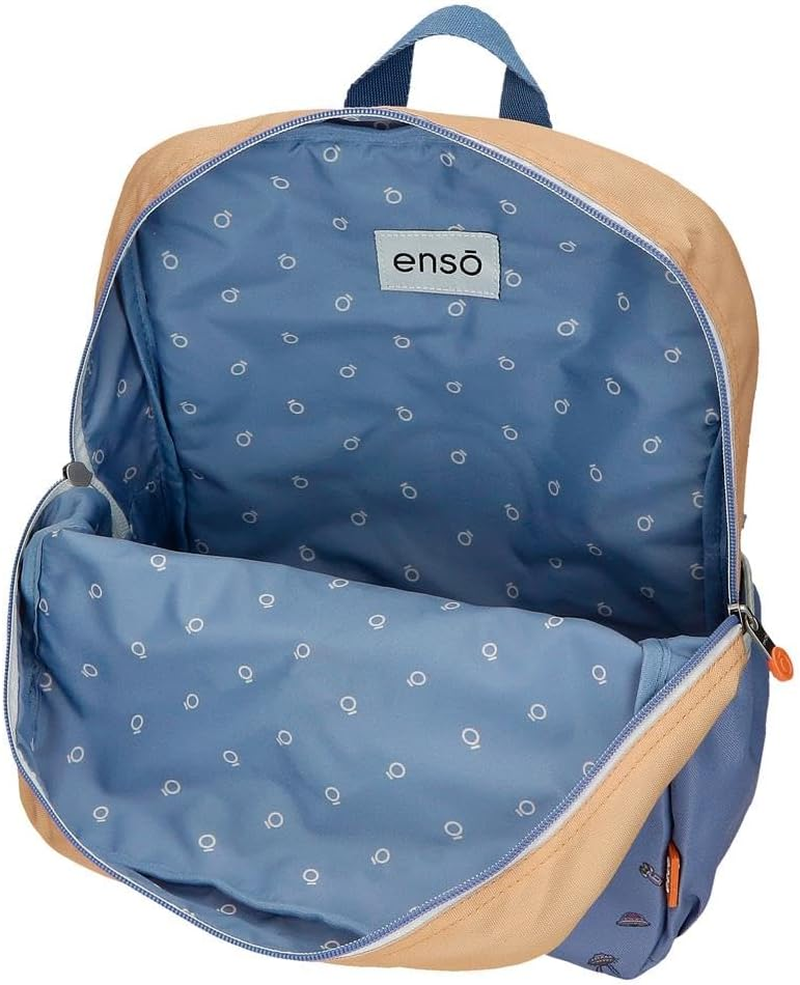 Enso Alien Space Casual Backpack Beige 27 X 33 X 11 Cm Polyester image number 4
