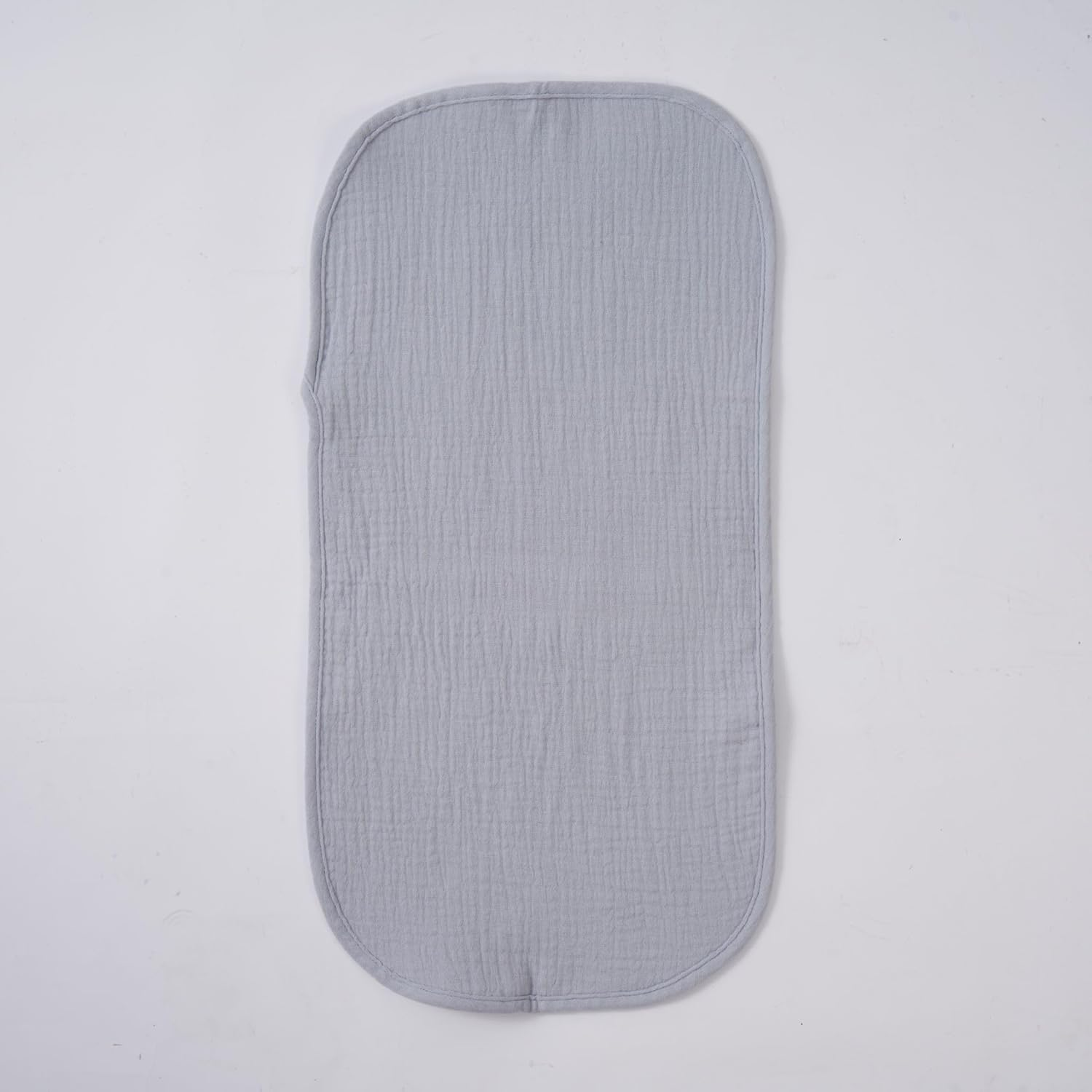 5-Pack Organic Cotton Muslin Burp Cloths - Makeshift Baby Bibs - Milk Spit up Rags - Reusable Wipes - Newborn Essentials - 48Cm X 25Cm (Earth and Sky) image number 4