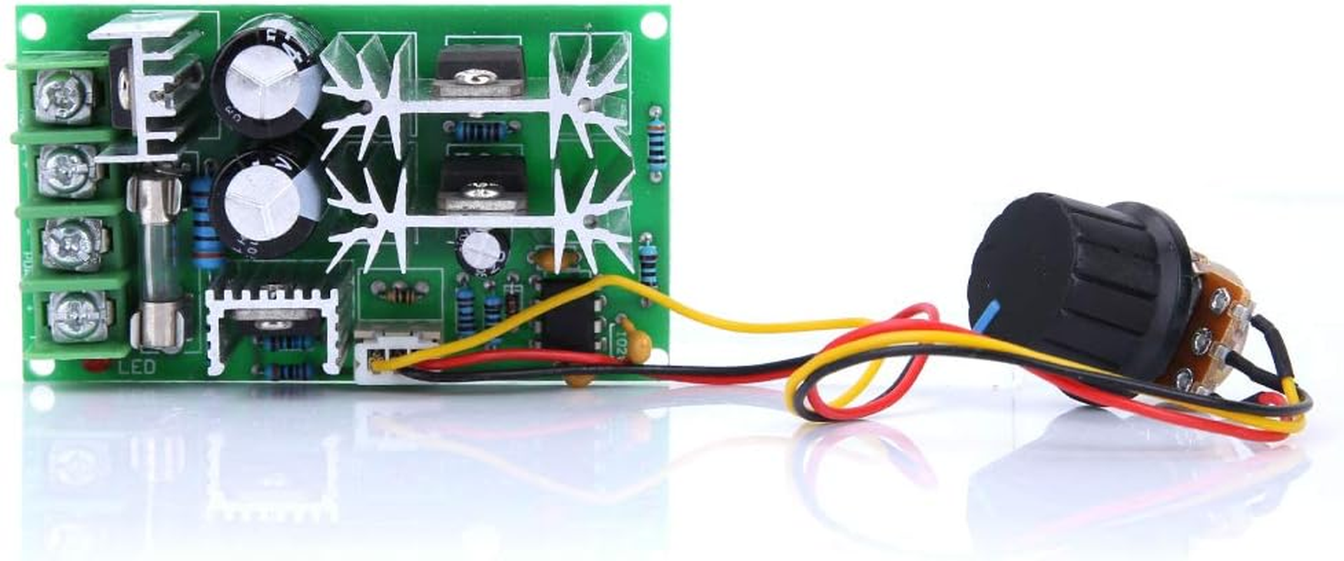 Domary DC 9-60V 20A Electric Motor Speed Controller Board PWM Speed Regulator Applicable for Various Motors image number 2