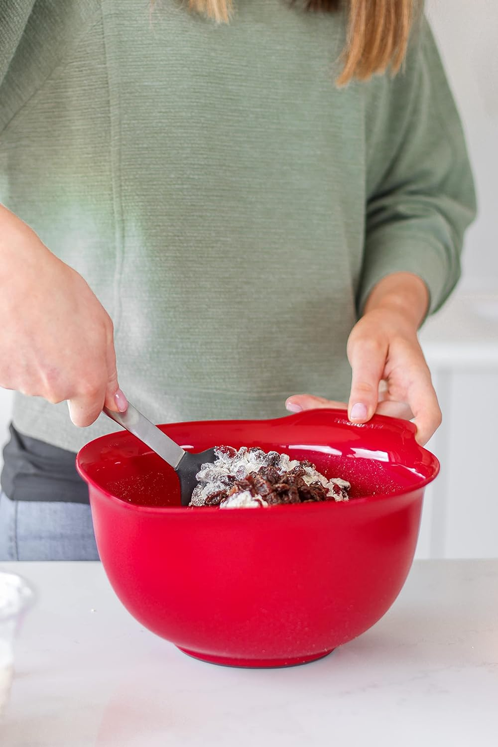 Kitchenaid Premium Stainless Steel Scraping Spatula, Cooking Kitchen Utensil - Black image number 2