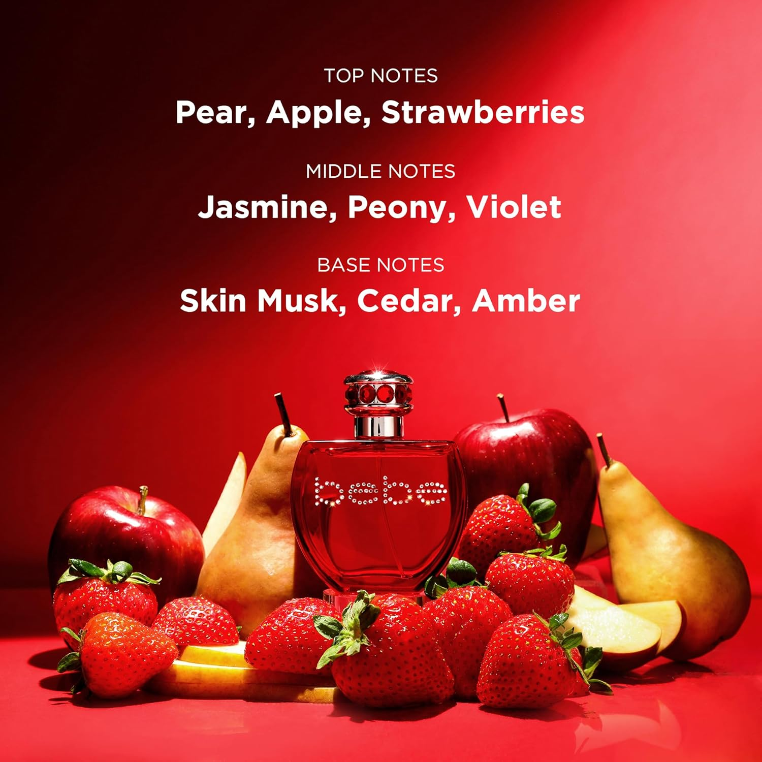 Bebe Satin by Bebe - Perfume for Women - Fruity Floral Fragrance with Pear, Apple, Strawberries, Jasmine - Women'S Fragrances - Long Lasting - 100 Ml image number 4