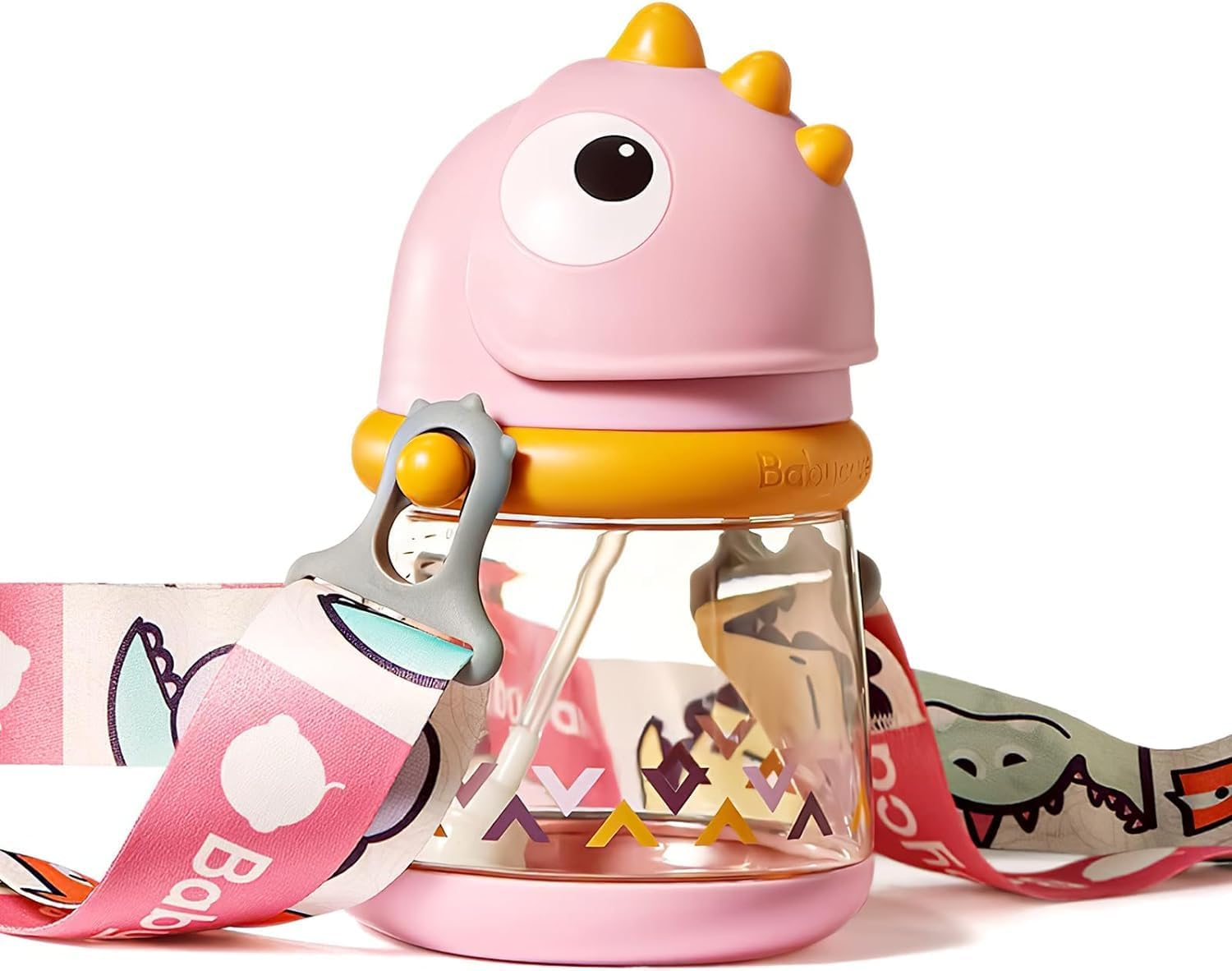 Bc Babycare Straw Sippy Cups for Toddler, No Spill Sippy Cups for Baby 1+ Year Old, Transition Weighted Sippy Cup (Green1 300Ml)