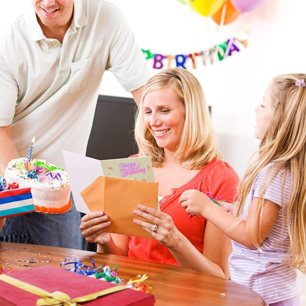 4 Set Die Cuts for Card Making, Finegood Happy Birthday Cutting Dies Card Making Supplies DIY Die Cutters Card Making Die Stencils for Scrapbooking image number 5