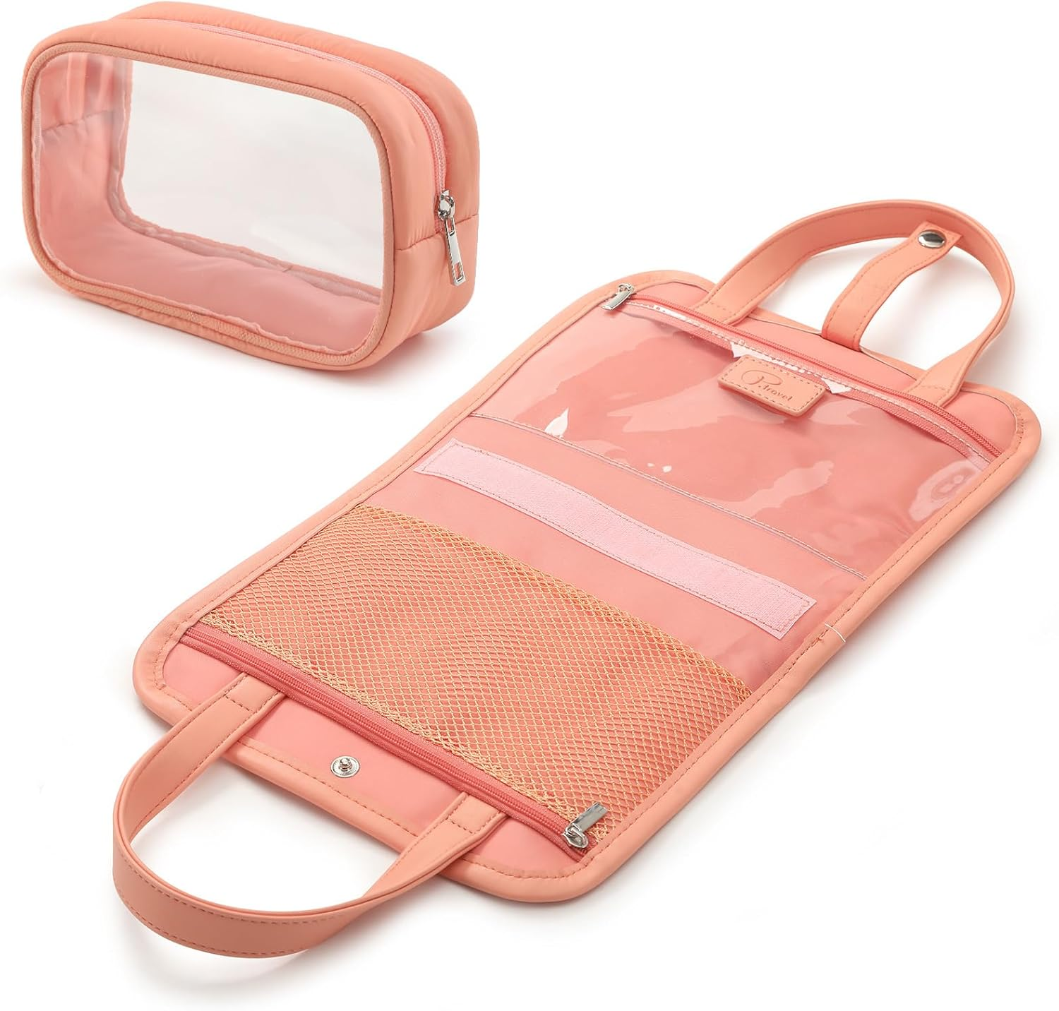 Vanfn Cosmetic Bags, Travel Makeup Bag Toiletry Bag for Girls, Cosmetic Bag, Waterproof Zipper Pouches for Airline Travel, Toiletries, Bathroom & Organizing P.Travel Series image number 4