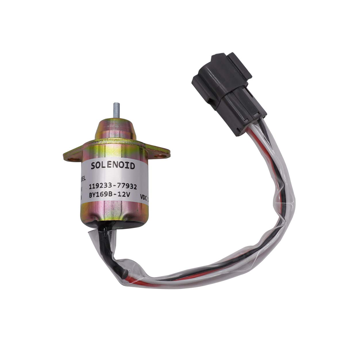 Fuel Shut off Solenoid 119233-77932 for Yanmar 1503ES-12S5SUC12S Woodward M810324 John Deere image number 3