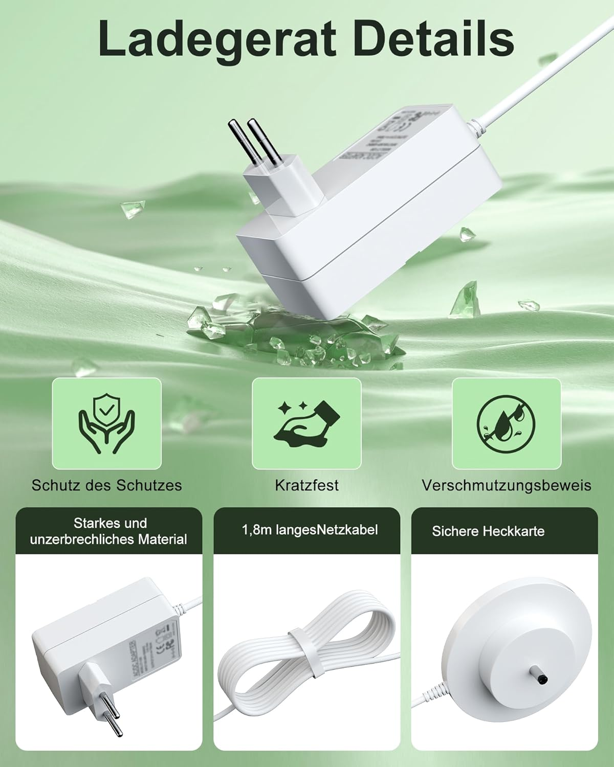 9 V Charging Cable Charger Compatible with Toniebox Audio Player Starter Set, for Tonie Box Charging Station Power Cable