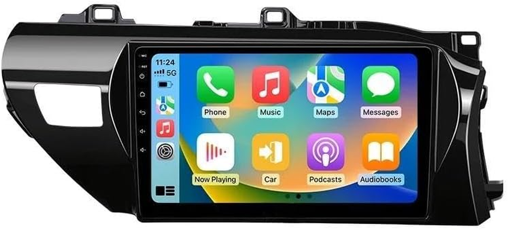 Rolax Android 13 Compatible with Toyota Hilux 2015-2023 RHD Navigation GPS Car Radio Multimedia Video Player DSP Stereo 4G Bluetooth Wifi Backup Camera SWC image number 5