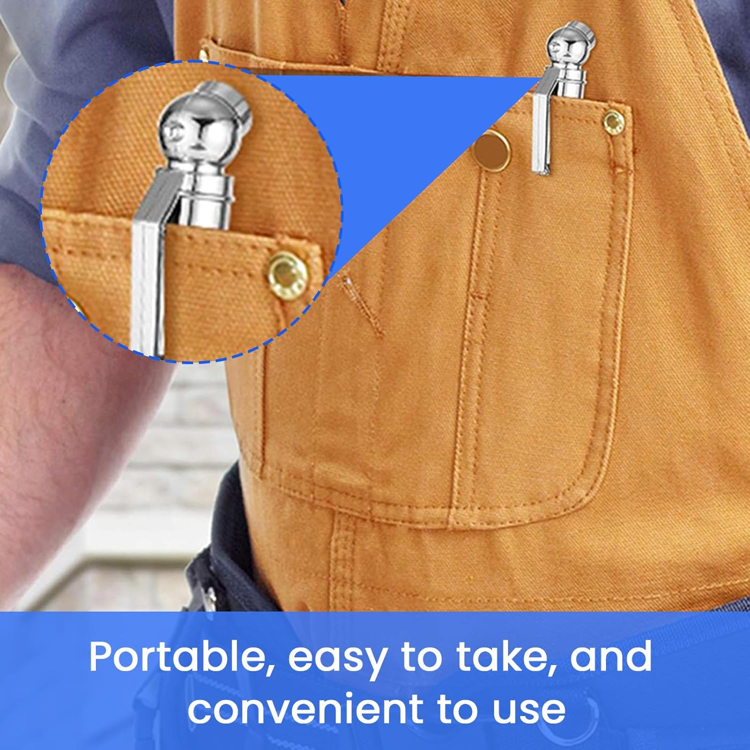 2 Pcs Tire Pressure Gauges,Tire Pressure Test Pen,Portable Tire Pressure Pencil Gauge with Stainless Steel Body,For Cars,Trucks,Rvs, Motorcycles,Bicycles image number 2