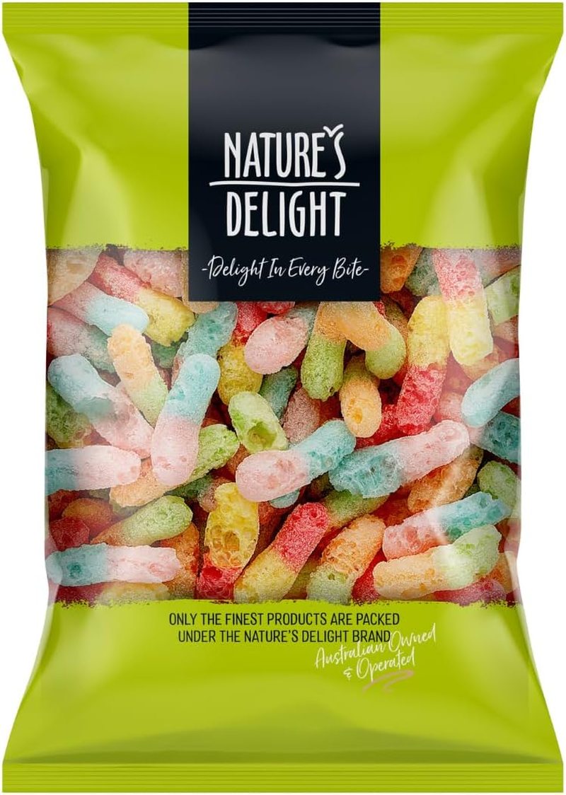 Nature'S Delight Freeze Dried Candy Sour Worms, 100G image number 5