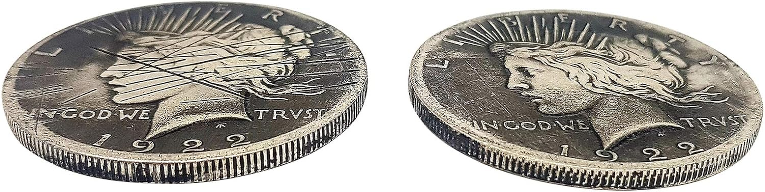 Two Face 2 Sided Coin W/Scratch Prop Harvey Dent for Batman Costume Cosplay image number 4