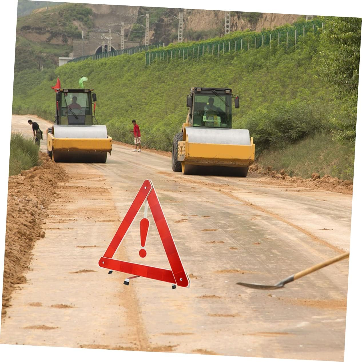 GARVALON Warning Triangle Auto Warning Signs for Road Safety Foldable Car Safety Sign for Vehicles image number 2