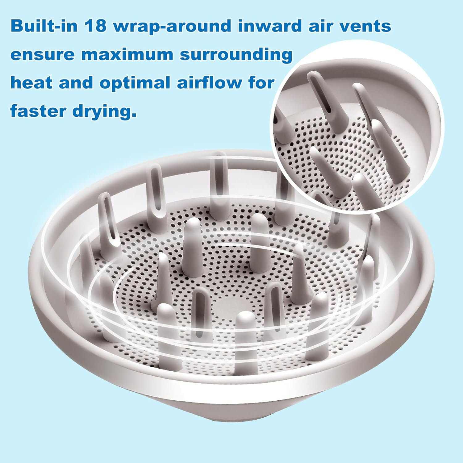 GENCAM Flexstyle Diffuser for Shark HD430, Attachment for Shark Flexstyle Styling Tool image number 3