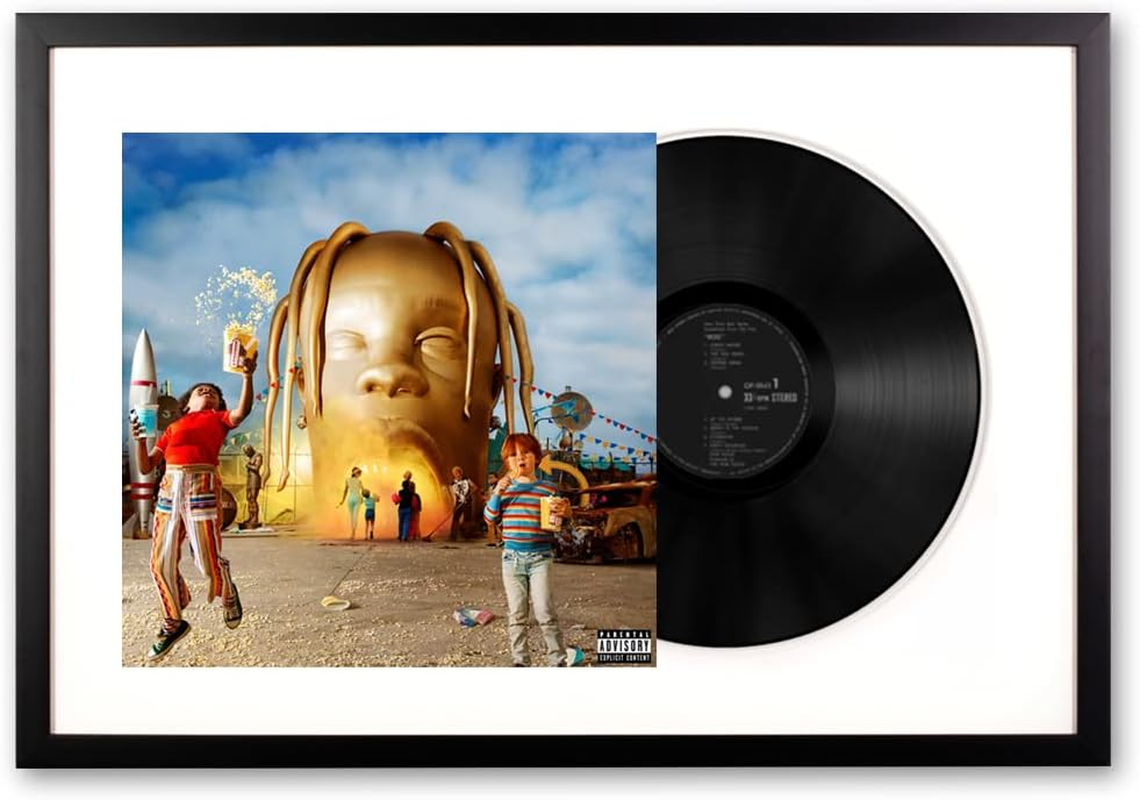Vinyl Art Travis Scott Astroworld Memorabilia Framed