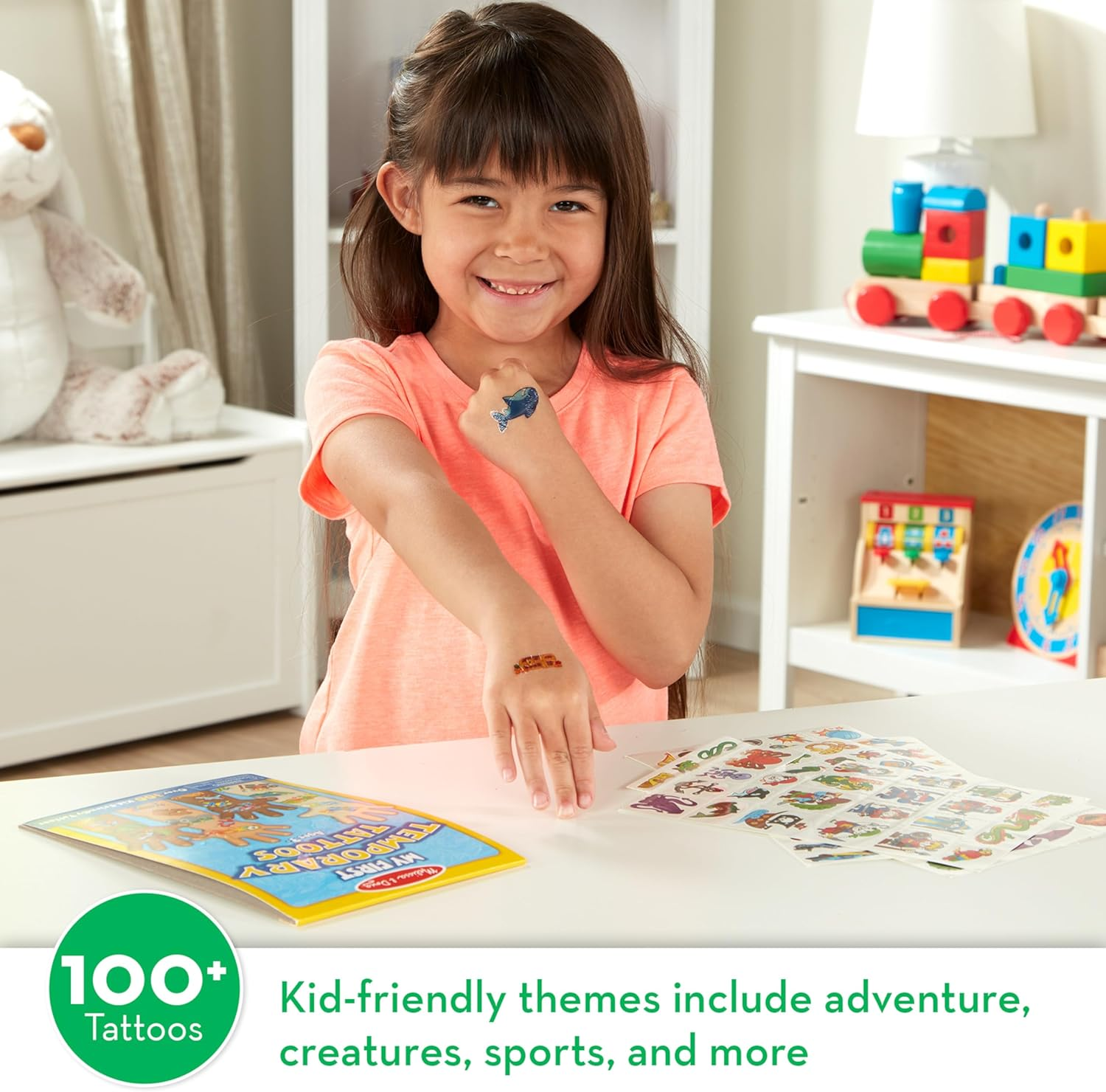 Melissa and Doug - My First Temporary Tattoos - Adventure Crea image number 3