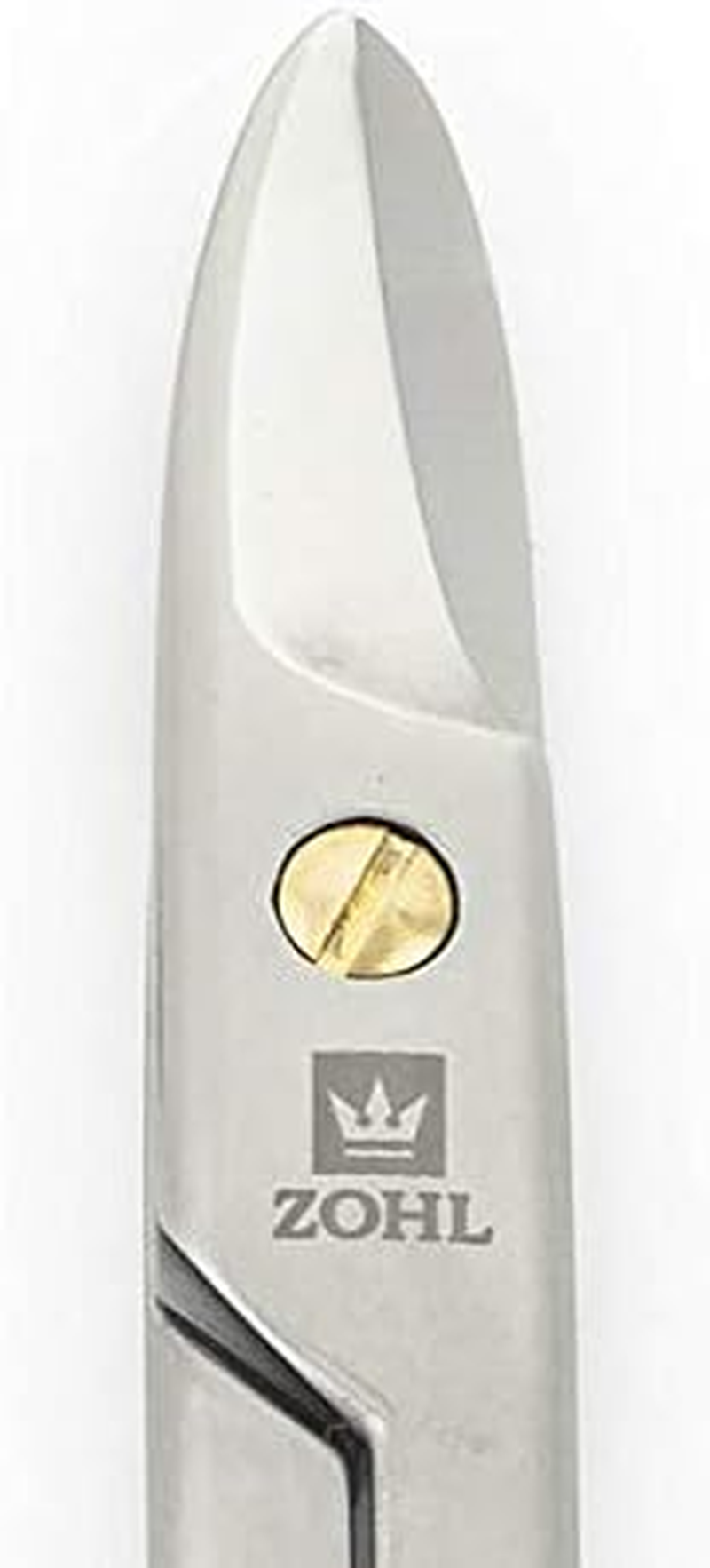 ZOHL Solingen Toenail Scissors Long Handled Sharptec PRO - Ideal for Thick Toenails - Made in Germany