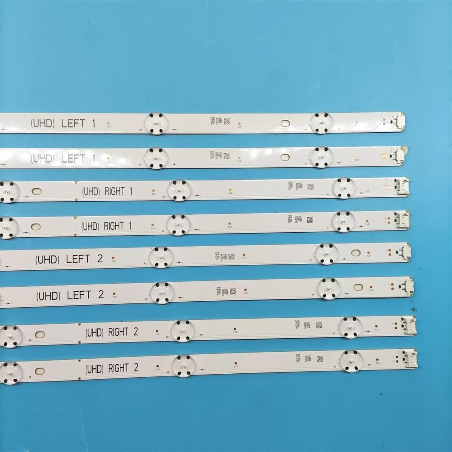 CHROX 8Pc/Set LED Backlight Strip Fit for LG 49Inch TV 49UH6500 6916L-2452A 6916L-2453A 6916L-2551A 6916L-2552A 49UH676V 49UH650V 49UH668V image number 2