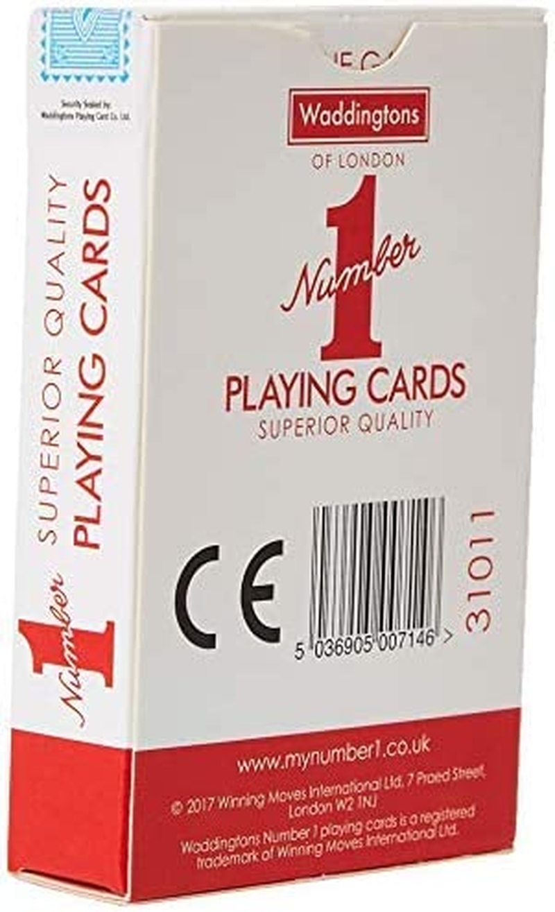 Winning Moves Australia 7290 Red and Blue Waddingtons Number 1 Playing Cards,Red or Blue image number 6