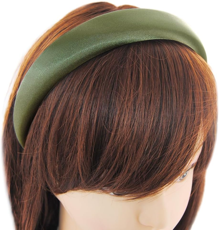 Axy Headband Made of Padded Silk Fabric in Elegant Festive Colours, Beautiful Women'S Headband, Hair Accessory, Hair Band, Hrk2Ro (Oliver) - Antique Pink image number 4