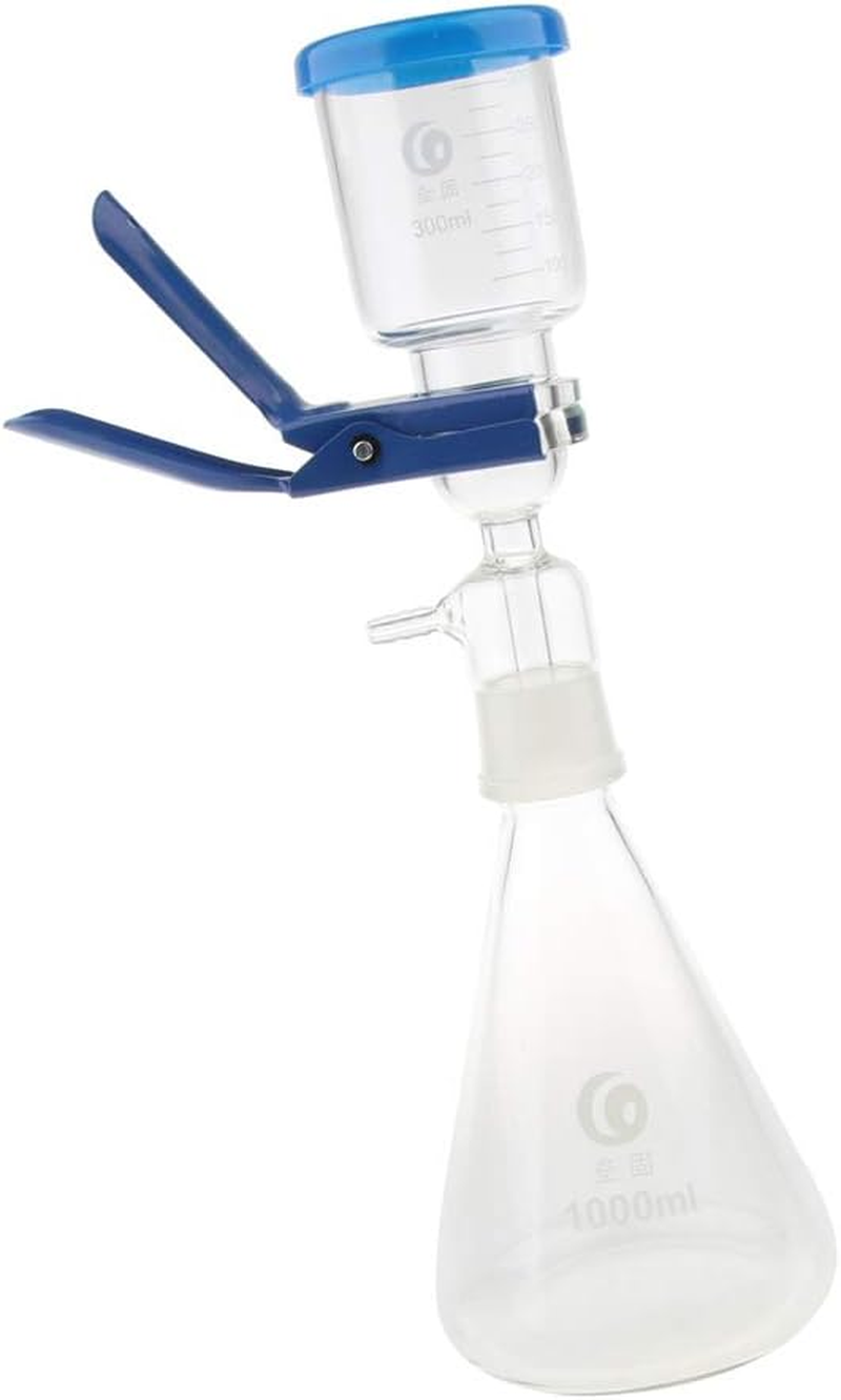 New 1000Ml Filtration Apparatus Lab Filtering Unit with Funnel and Clamp image number 1