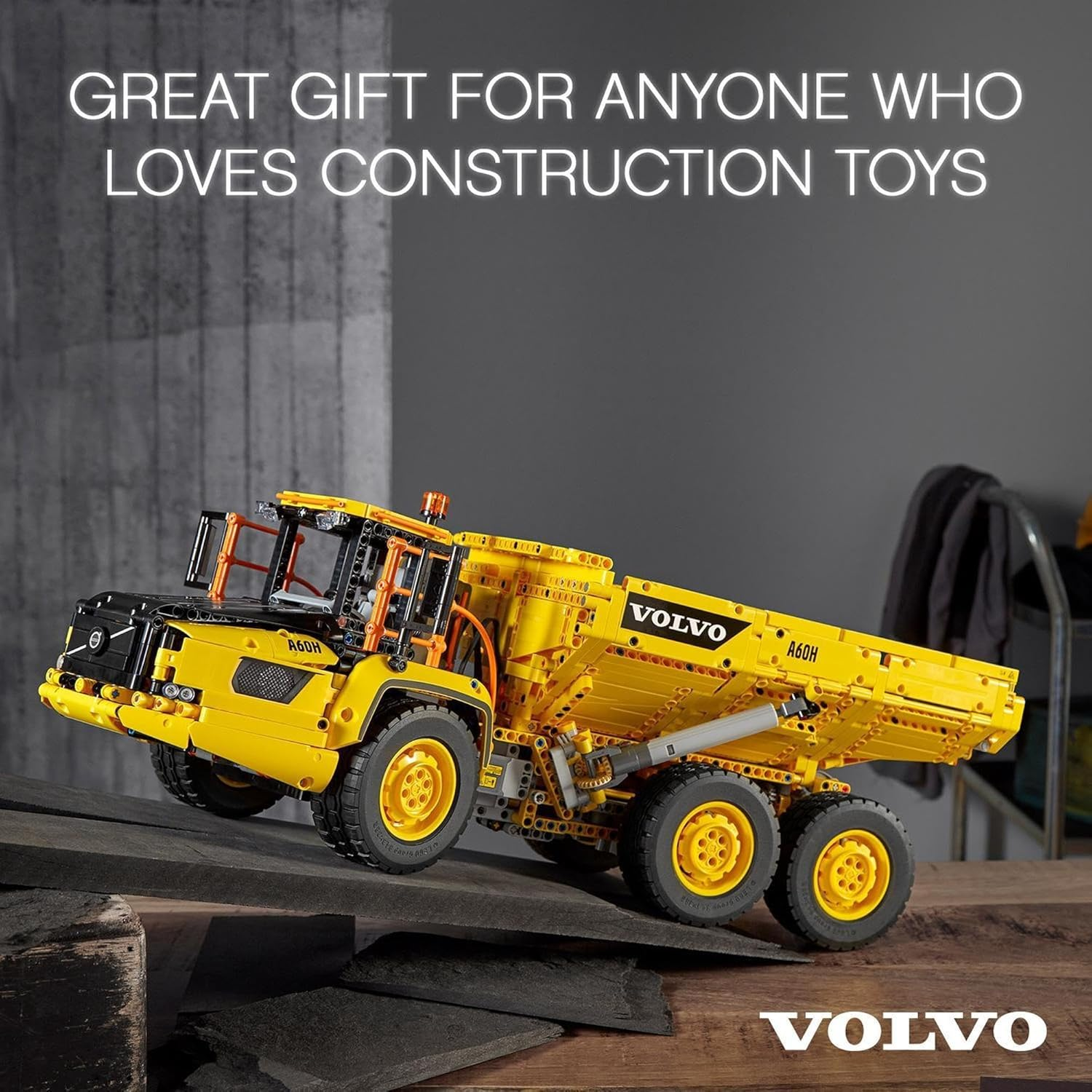 Technic 6X6 Volvo Articulated Hauler 42114 Building Kit, Volvo Truck Toy Model;Construction Vehicle Playsets