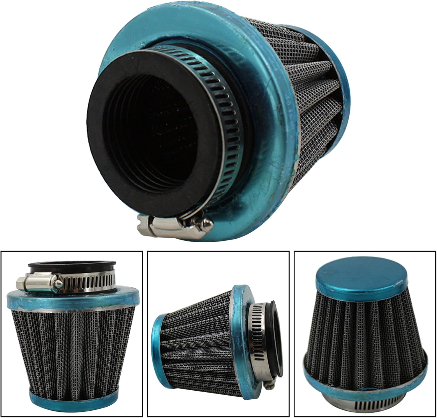 PZ19 Carburetor with Fuel Filter Air Filter Kit Replacement for 50Cc 70Cc 90Cc 110Cc 125Cc ATV Dirt Bike Go Kart