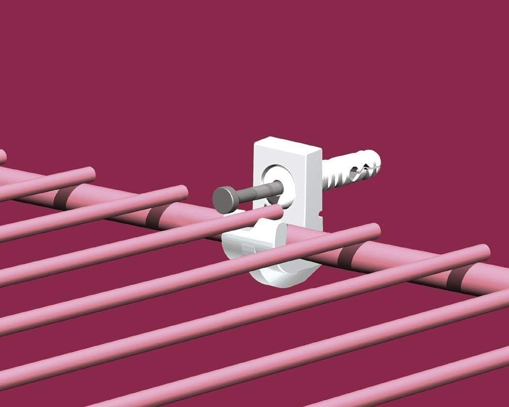 Closetmaid 1770 Drywall Wall Clips, White, 1-Pack (48 Pieces) image number 4