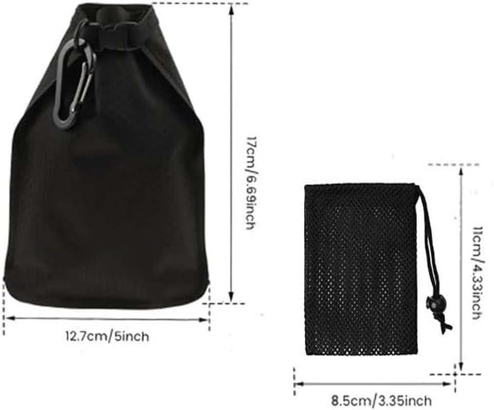 Limcryspp 2 Travel Soap Bag - Waterproof, Leak-Proof, Portable Soap Box, Foldable Shampoo Soap Storage Bag, Perfect for Camping and Travel Enthusiasts (A) image number 2