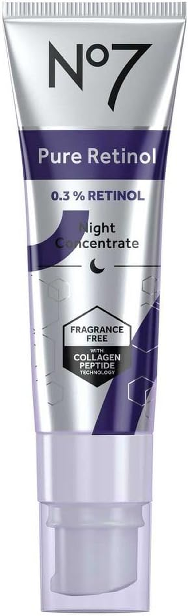 No7 Pure Retinol (0.3% Retinol) Night Concentrate 30Ml (Pack of 1) - Fragrance Free image number 1